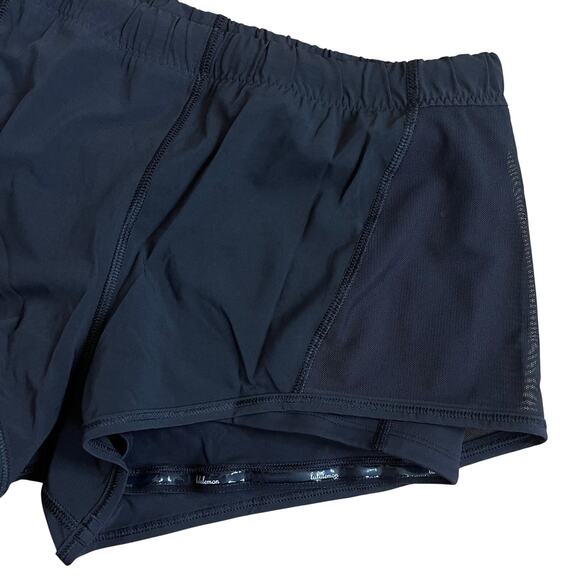 Lululemon Meshed Up Short Black 2.5" Black Size 6 - Picture 4 of 9
